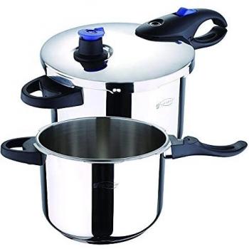 Set 3 piezas olla presion acero inoxidable DUERO marca SAN IGNACIO