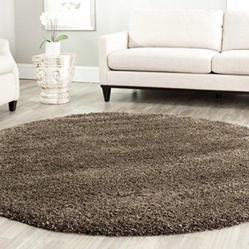 Safavieh Beige Shag Area Rug 200 x 200 cm
