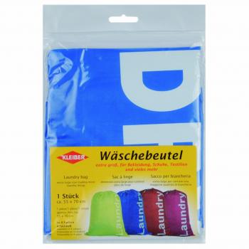 Kleiber - Bolsa para la Ropa Sucia, con Cierre de cordón corredizo, Color Azul