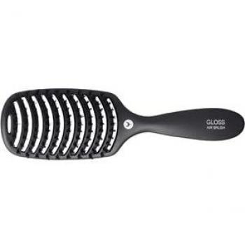 HH Simonsen Gloss Air Rubber Flat Hair Brush - Unisex Styling Tool
