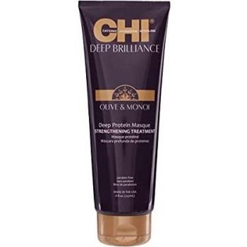 CHI Deep Brilliance Deep Protein Masque, Strengthening Treatment, 237 ml White