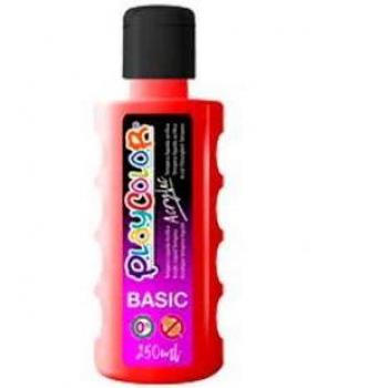 Bote de Pintura Playcolor Acrylic 250ml Rojo