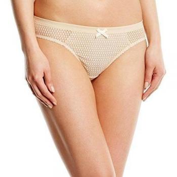 Heidi Klum Leise Thong - Tangas para mujer, color beige - beige