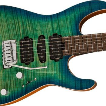 Charvel MJ DK24 HSH 2PT Mahogany Electric Guitar Caribbean Burst