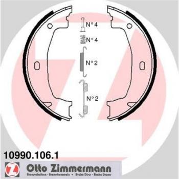 Kit de zapatas de freno ZIMMERMANN para frenos de tambor 10990.106.1