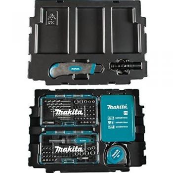 MAKITA B-49884 B-49884-Set de acesorios makpac 116pcs, 0 W, 0 V, Negro
