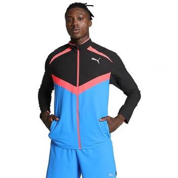 Chaqueta Puma Run Ultraweave para Correr Hombre - Negro y Azul, Talla XXL