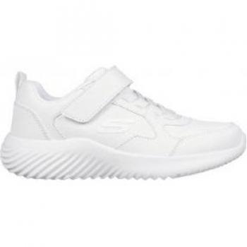 Zapatilla Skechers Bounder Power Study Kids WHT