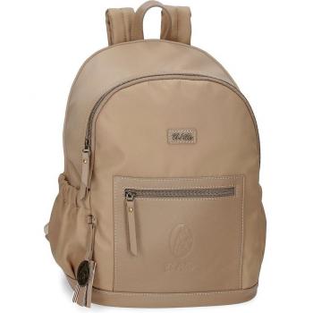 Mochila El Potro Lana Beige con Porta Ordenador 40cm