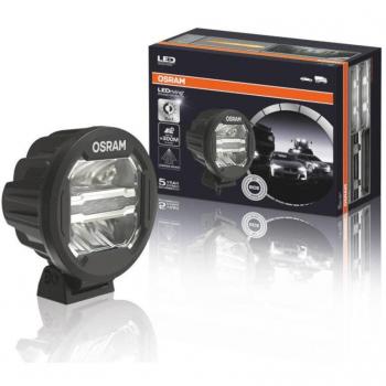 Faro LED OSRAM LEDriving ROUND MX180-CB con alta intensidad de luz, 3000 lúmenes y alcance de haz hasta 300 m (dimensiones: 201 x 176 x 126 mm)