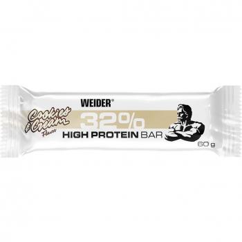 Barrita 32% Protein Bar sabor Cookies & Cream Weider