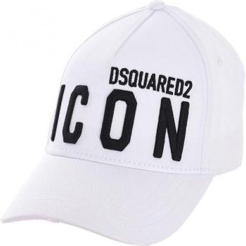 Dsquared2 Adjustable Strap White Men's Baseball Cap