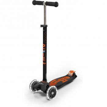 Micro® Maxi Deluxe LED, Patinete 3 Ruedas LED, 5-12 Años, Peso 2,5kg, Carga Máx 70Kg, Altura 67-91 cm, Plataforma Antideslizante Polipropileno