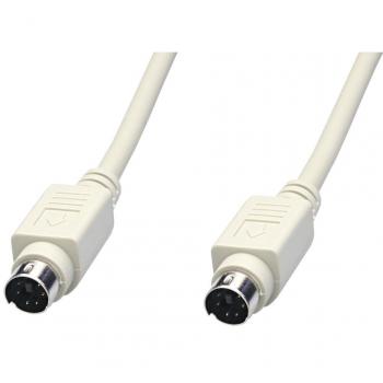 Cable PS2 Mini DIN 6 Macho A Macho 1.80 Metros
