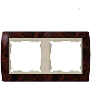 Simon - 82925-68 marco 2 elemento s-82 cava madera raiz nogal Ref. 6558234168