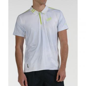 Polo Bullpadel Molla para Hombre en Color Blanco con Tejidos de Alta Calidad y Diseño Exclusivo