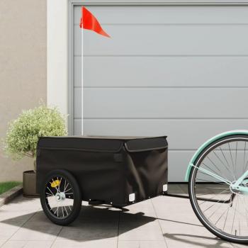 Remolque para bicicleta de hierro negro 45 kg