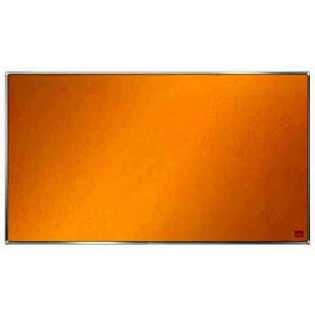 Tablero de Anuncios Nobo Impression Pro Fieltro Amarillo 710x400mm Formato Panorámico