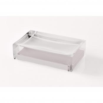 Gedy RA110200300 Jabonera, Blanco, 11x7x3 cm