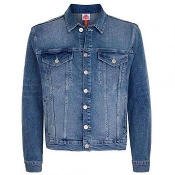 Banda Boetino Men's Denim Jacket Light Cobalt/Beige