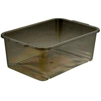 Caja de almacenaje Wilma transparente resistente de plástico (PP) con medidas 30 x 20 x 11 cm
