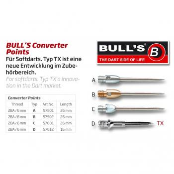 Bull's Darts 57612 - Tx-conversion points 2ba