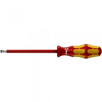 Wera Kraftform 160I VDE Insulated Parallel Slotted Screwdriver 6.5mm 150mm