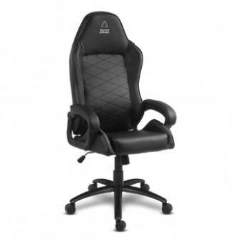 Silla para videojuegos Alpha Gamer AGMAYA Negra con asiento acolchado