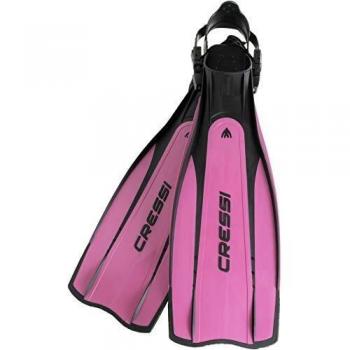 Cressi Pro Light Aletas, Unisex, Negro/Rosa, XS/S