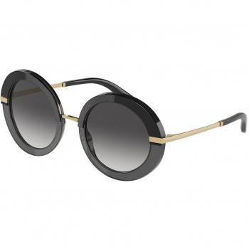 Dolce & Gabbana DG4393F Asian Fit 32468G Women's Sunglasses Black Size 52