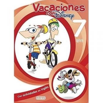 Vacaciones con Disney. 7 años: Con actividades en inglés - Equipo Everest