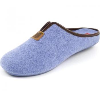 Zapatillas de casa para mujer Norteñas Aguamar 9-191 azul claro