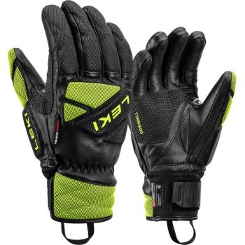 Guantes de Esquí Leki WCR Venom DH 3D Talla 8 Negro/Verde Neón