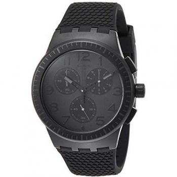 Reloj Swatch Piege con Correa de Silicona Negra y Movimiento de Cuarzo