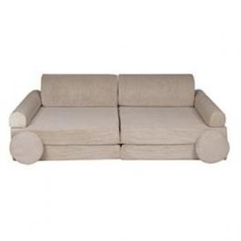 Sofá de pana Premium infantil beige MeowBaby