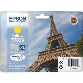 Epson T7023 Cartucho de tinta magenta XL y Epson Cartucho De Tinta XL Amarillo 2k