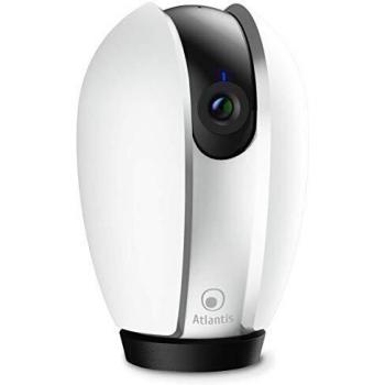 Cámara de Seguridad IP Motorizada Atlantis A14-SC910 2MP FHD 1920x1080 Wi-Fi Visión Nocturna Control Remoto APP