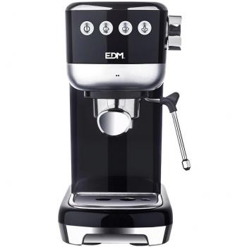 Cafetera Espresso EDM 1350W 1.3L 20 Bares Negro