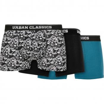 Urban Classics Organic Multicolor Boxer Shorts 3-Pack for Men