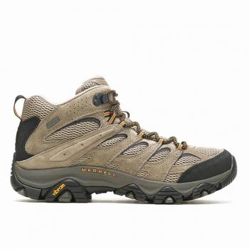 Merrell - Botas de montaña de hombre MOAB 3 Mid GTX Merrell, impermeables, con membrana Gore-Tex, suela Vibram, diseño de media caña para soporte del tobillo y comodidad en senderos