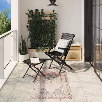 Alfombra Interior y Exterior Vintage 80x150 cm Arbizu Multicolor