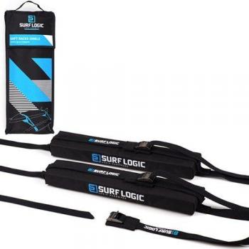 Surf Logic 59158 Soft Racks Tela Porta Tablas, 50cm Largo, Negro