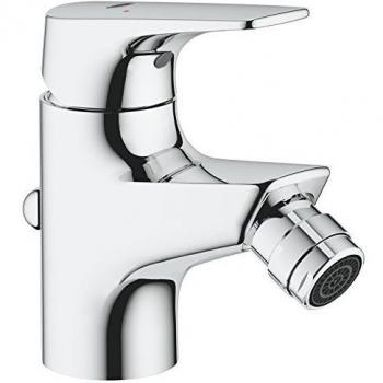Mezclador de Bidet Grohe BauFlow Monomando con Desagüe, Cromado 23754000