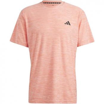 Camiseta de fitness adidas tr-es stretch hombre salmon