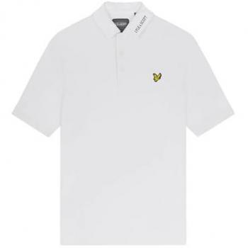 Lyle & Scott Men's White Golf Technical Polo Shirt - XXL