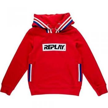 REPLAY Sb2429.051.22739 Capucha, Rojo