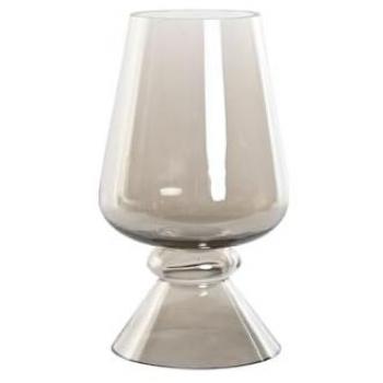 Portavelas Home ESPRIT Transparente Cristal 19 x 19 x 33 cm