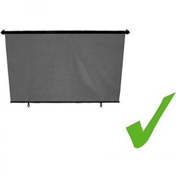 Auto Luna trasera - Estor Luna trasera Protección Solar 90 cm extensible trapecio