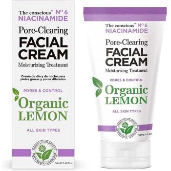 Biovène The Conscious Niacinamide Pore-Clearing Facial Cream with Organic Lemon Moisturizing Treatment 50ml