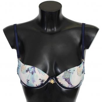 Roberto Cavalli Printed Nylon Reggiseno Bra Underwear - IT1 | XS